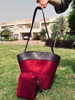 Elysian | Vine Red Premium Hand Bag - Image 4